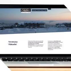 Allice Chalets Ylläs website front page