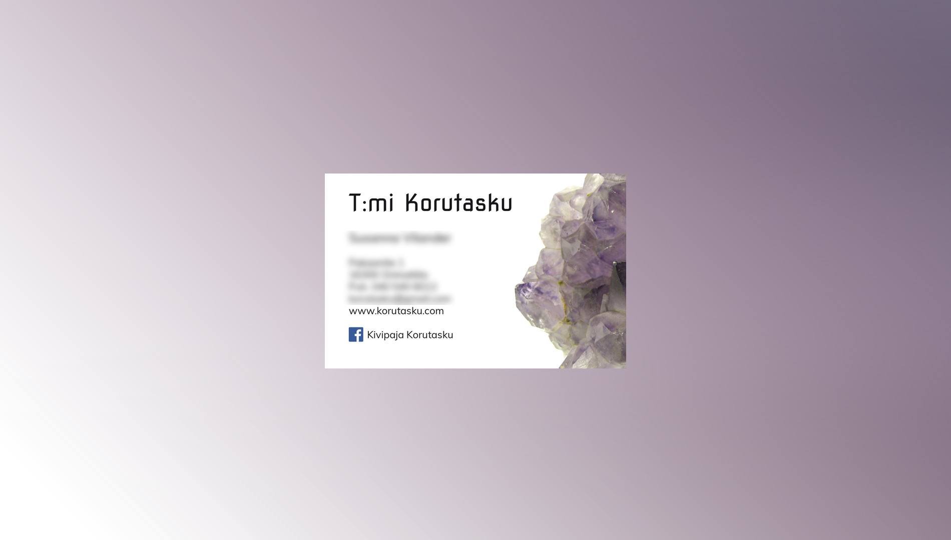 Korutasku business card